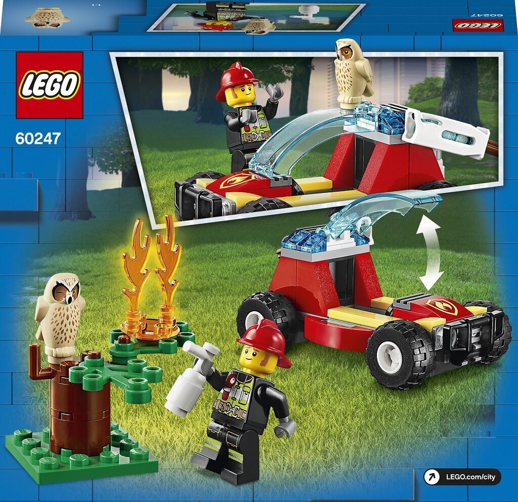 60247 LEGO® City Fire Metsatulekahju цена и информация | Klotsid ja konstruktorid | hansapost.ee