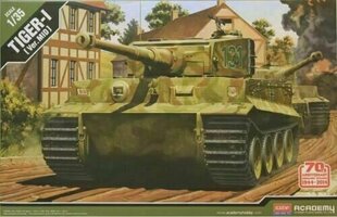 Liimitav mudel Academy 13287 TIGER-I MID VER. Anniv. 70 Normandy Invasion 1944 1/35 цена и информация | Конструкторы и кубики | hansapost.ee