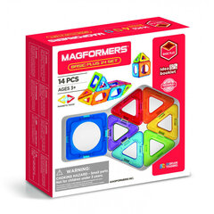 Магнитный конструктор Magformers 14 Basic Plus, 14 частей цена и информация | Конструкторы и кубики | hansapost.ee