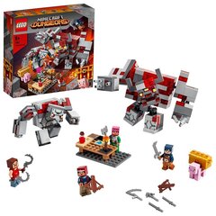 21163 LEGO® Minecraft Punase kivi lahing hind ja info | Klotsid ja konstruktorid | hansapost.ee