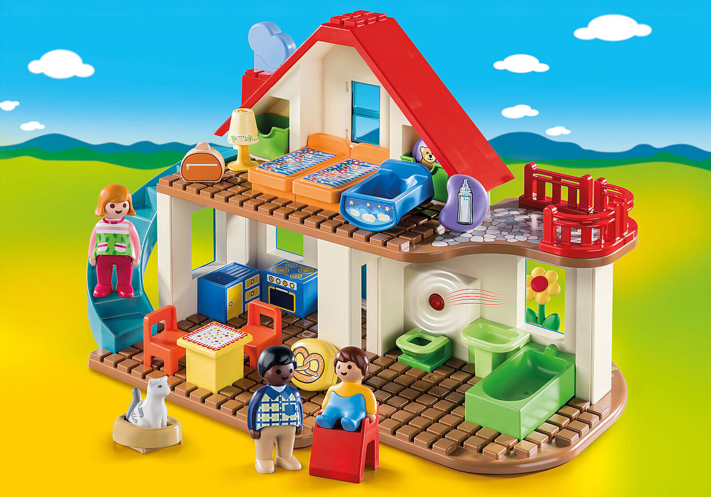 70129 PLAYMOBIL® 1.2.3, Peremaja цена и информация | Klotsid ja konstruktorid | hansapost.ee