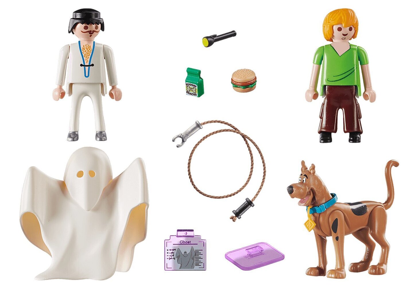 70287 PLAYMOBIL® Scooby-Doo! Scooby, Shaggy и призрак цена | hansapost.ee