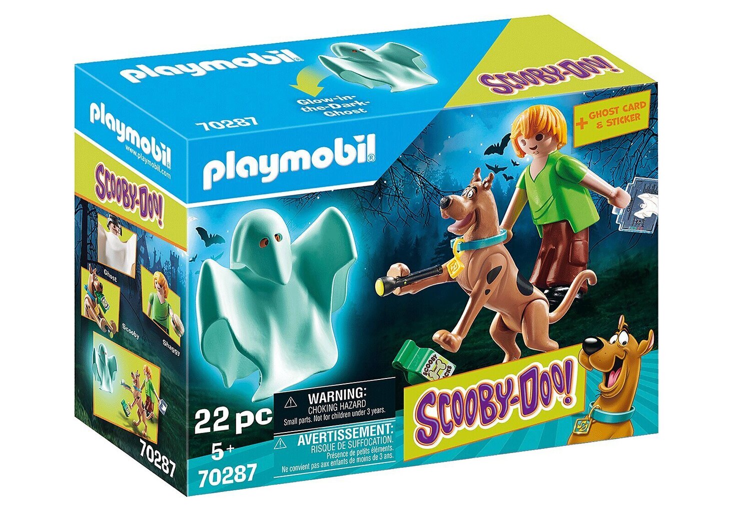 70287 PLAYMOBIL® Scooby-Doo! Scooby, Shaggy ja kummitus hind ja info | Klotsid ja konstruktorid | hansapost.ee