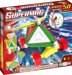 Magnetiline konstruktor Supermag Primary Tags Wheels 0181, 50 osaline hind ja info | Supermag Lastekaubad ja beebikaubad | hansapost.ee