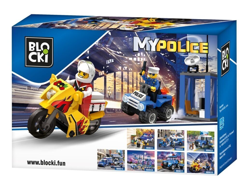 Konstruktor Blocki MyPolice Vytis mootorratas KB0618, 79 tk цена и информация | Klotsid ja konstruktorid | hansapost.ee