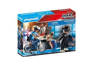 70573 PLAYMOBIL® City Action Politseinik jalgrattaga цена и информация | Конструкторы и кубики | hansapost.ee