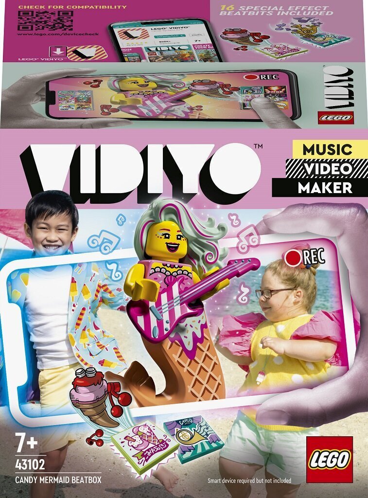 43102 LEGO® VIDIYO Candy Mermaid BeatBox hind ja info | Klotsid ja konstruktorid | hansapost.ee