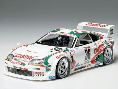 Tamiya - Castrol Toyota Tom`s Supra GT, 1/24, 24163 цена и информация | Klotsid ja konstruktorid | hansapost.ee