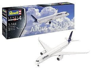 Сборная пластиковая модель Revell - Airbus A350-900 Lufthansa New Livery, 1/144, 03881 цена и информация | Revell Товары для детей и младенцев | hansapost.ee