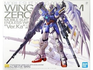 Bandai - MG XXXG-00W0 Wing Gundam Zero EW Ver.Ka, 1/100, 60760 hind ja info | Klotsid ja konstruktorid | hansapost.ee