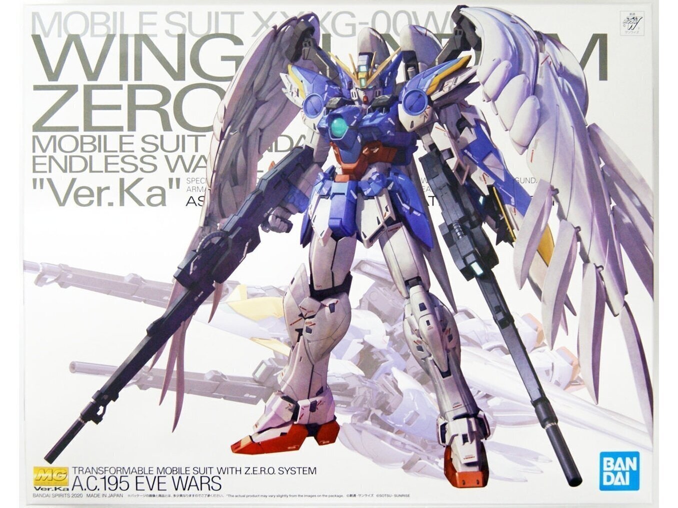 Bandai - MG XXXG-00W0 Wing Gundam Zero EW Ver.Ka, 1/100, 60760 цена и информация | Klotsid ja konstruktorid | hansapost.ee