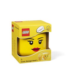 LEGO большой ящик для хранения вещей в форме головы для девочек цена и информация | Конструкторы и кубики | hansapost.ee