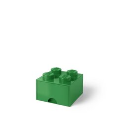 Ящик для хранения LEGO 4 зеленый цена и информация | Конструкторы и кубики | hansapost.ee