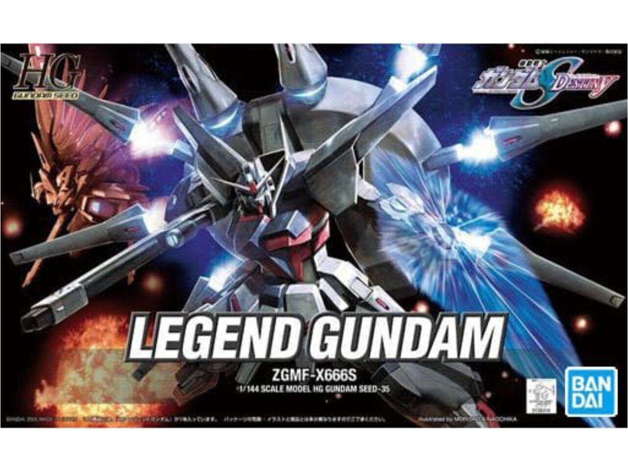 Bandai - HGGS Legend Gundam, 1/144, 55718 hind ja info | Klotsid ja konstruktorid | hansapost.ee