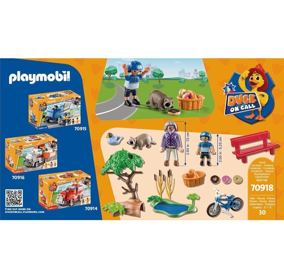 70918 PLAYMOBIL, D.O.C.Politsei tegevus: politsei tagaajamine цена и информация | Klotsid ja konstruktorid | hansapost.ee