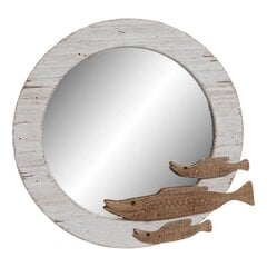 Настенное зеркало DKD Home Decor, 41,5x4x40 см, белое цена и информация | Зеркала | hansapost.ee