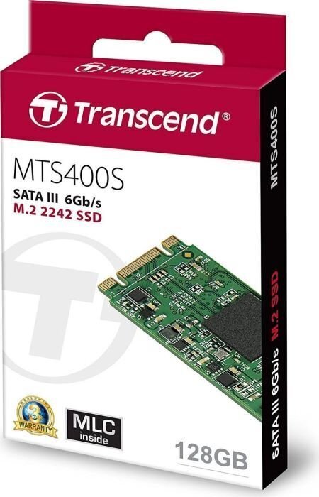 Transcend TS128GMTS400S hind ja info | Sisemised kõvakettad | hansapost.ee