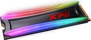 ADATA 512GB M.2 PCIe NVMe XPG SPECTRIX S40G RGB цена и информация | Внутренние жёсткие диски (HDD, SSD, Hybrid) | hansapost.ee