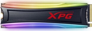 ADATA 512GB M.2 PCIe NVMe XPG SPECTRIX S40G RGB цена и информация | Внутренние жёсткие диски (HDD, SSD, Hybrid) | hansapost.ee