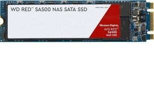 SSD WD RED 500GB M.2 SATA WDS500G1R0B цена и информация | Внутренние жёсткие диски (HDD, SSD, Hybrid) | hansapost.ee