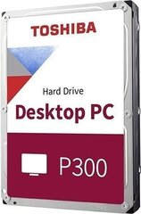 HDD TOSHIBA P300 4TB 3,5" HDWD240UZSVA SATA BULK цена и информация | Внутренние жёсткие диски (HDD, SSD, Hybrid) | hansapost.ee