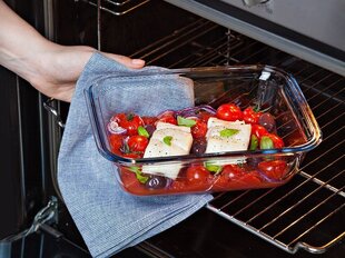 PYREX термостойкий контейнер с крышкой Cook & Go, 25,6x19,4 см, 1,7 л цена и информация | Формы, посуда для выпечки | hansapost.ee