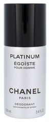 Дезодорант-спрей Chanel Egoiste Platinum, 100 мл цена и информация | Мужская парфюмированная косметика | hansapost.ee