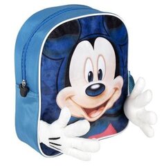 Koolikott Mickey Mouse, sinine, 25 x 31 x 1 cm price and information | School bags and backpacks | hansapost.ee