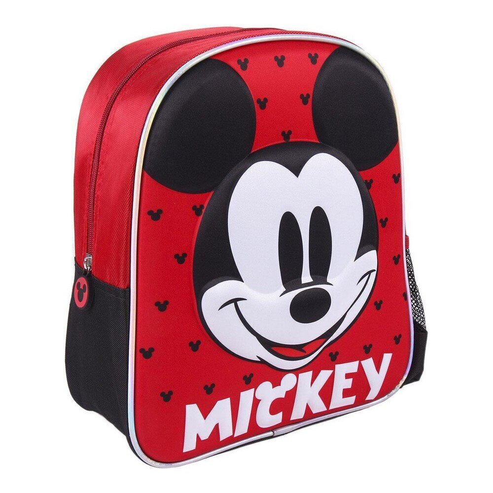 Koolikott Mickey Mouse, punane, 25 x 31 x 10 cm hind ja info | Koolikotid ja seljakotid | hansapost.ee