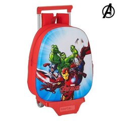 Koolikott 3D, ratastega The Avengers hind ja info | Koolikotid ja seljakotid | hansapost.ee