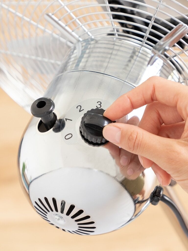 Seisuventilaator Chrome Retro InnovaGoods Ø 40 cm 55W цена и информация | Ventilaatorid | hansapost.ee