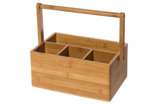 Бамбуковый органайзер для столовых приборов Maku цена и информация | Столовые и кухонные приборы | hansapost.ee
