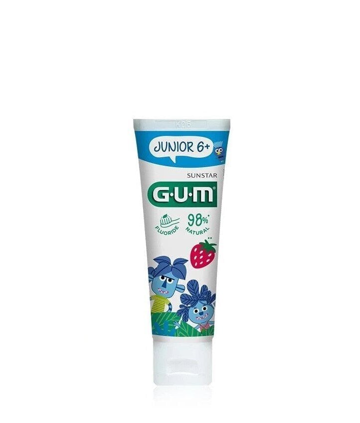 Hambapasta Junior 6+, 50 ml GUM® цена и информация | Hambaharjad, hampapastad ja suuloputusvedelikud | hansapost.ee