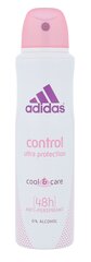 Spreideodorant Adidas Cool & Care Control naistele 150 ml hind ja info | Deodorandid | hansapost.ee
