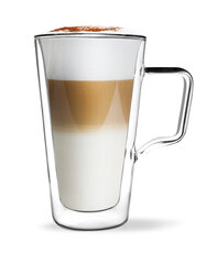 Стакан для latte Vialli Design с двойными стеклянными стенками Diva, 350 мл, 2 шт. цена и информация | Стаканы, фужеры, кувшины | hansapost.ee