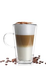 Vialli Design стакан для latte с двойными стеклянными стенками Amo, 320 мл цена и информация | Vialli Design Кухонные товары, товары для домашнего хозяйства | hansapost.ee