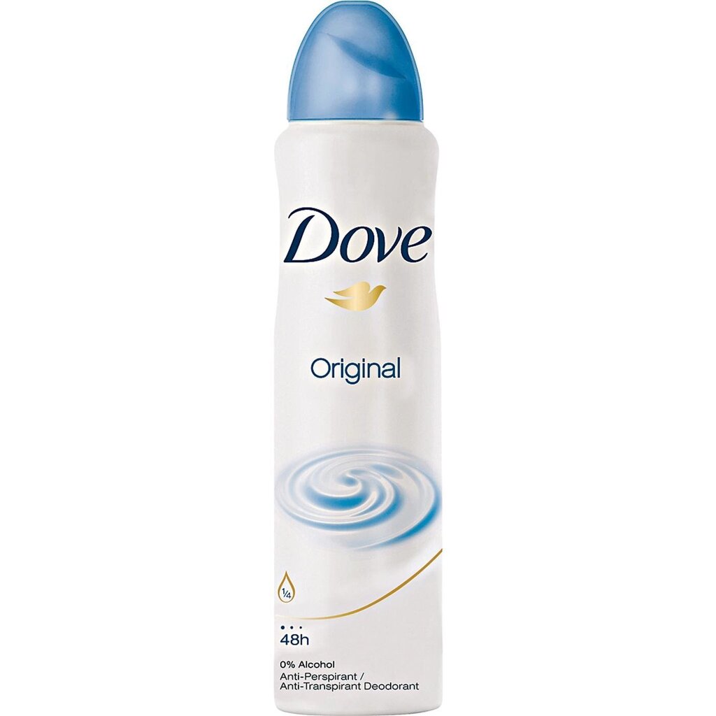 Spreideodorant Dove Original 150 ml цена и информация | Deodorandid | hansapost.ee