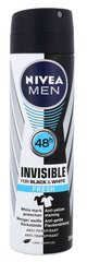 Antiperspirant Nivea Men Invisible Black & White meestele 150 ml hind ja info | Nivea Hügieenitarbed | hansapost.ee