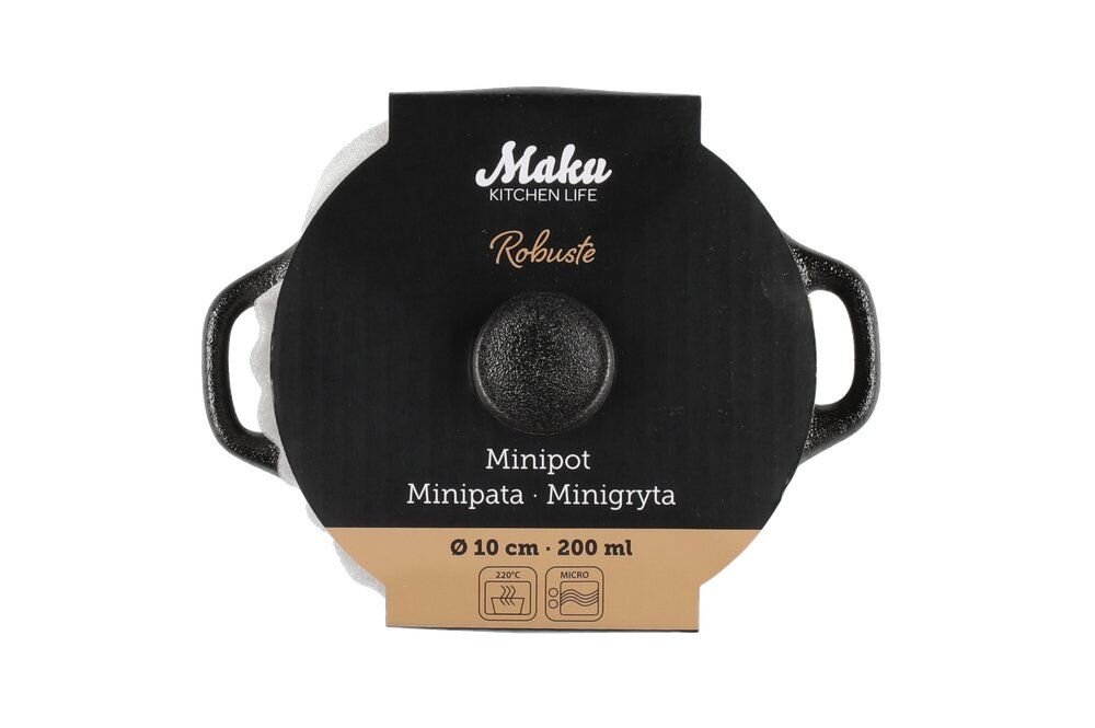 Mini pott Maku, 0,2 l цена и информация | Küpsetusnõud ja tarvikud | hansapost.ee