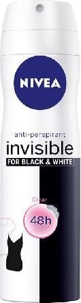 Spreideodorant naistele Nivea Invisible Clear, 150 ml цена и информация | Deodorandid | hansapost.ee