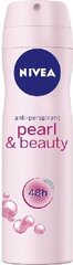 Spreideodorant naistele Nivea Pearl & Beauty, 150 ml цена и информация | Дезодоранты | hansapost.ee