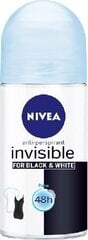 Rulldeodorant Nivea Invisible Pure, 50 ml hind ja info | Deodorandid | hansapost.ee