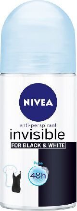 Rulldeodorant Nivea Invisible Pure, 50 ml цена и информация | Deodorandid | hansapost.ee