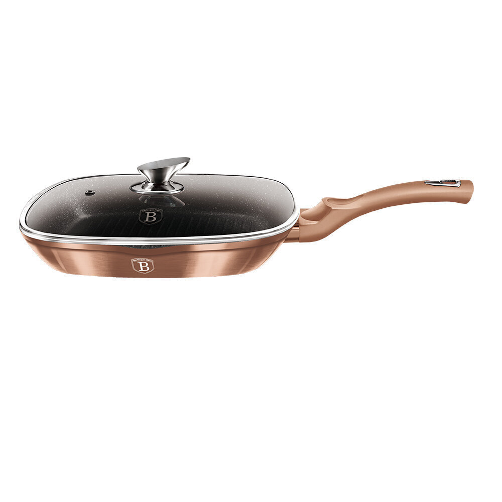 Grillpann BerlingerHaus Metallic Line Rose Gold Edition, 28 cm цена и информация | Pannid | hansapost.ee