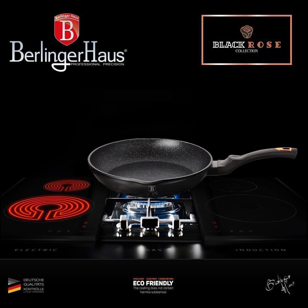 Berlinger Haus sügav praepann Black Rose Collection, 24 cm цена и информация | Pannid | hansapost.ee