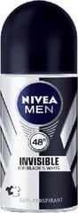 Rulldeodorant meestele NIVEA Men B&W Power, 50 ml hind ja info | Deodorandid | hansapost.ee