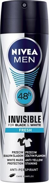 Pihustatav deodorant Nivea Invisible Fresh, 150 ml цена и информация | Deodorandid | hansapost.ee