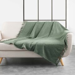 Pleed Zamina, khaki, 125 x 150 cm hind ja info | Pleedid, voodikatted ja päevatekid | hansapost.ee