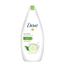 Гель для душа Dove Go Fresh Cucumber, 500 мл цена и информация | Масла, гели для душа | hansapost.ee