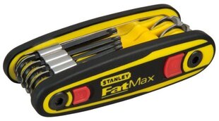 Набор шестигранных запорных ключей Stanley 097553 T9 - T40 Fatmax Torx цена и информация | Ручной инструмент, 18 В 125 мм бесщеточная угловая шлифовальная машина для Makita Cordless, замена литий-ионного аккумулятора | hansapost.ee